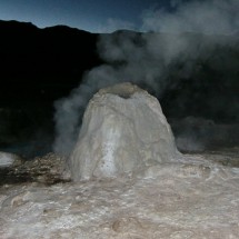 Small volcano in the Geysers of Tatio, approx. 5 meters high